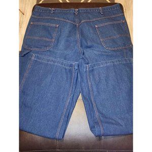 Vintage Big Mac Carpenter Jeans 46/36 ORANGE STITCH RARE